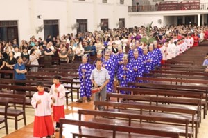 GP.Hưng Hóa - Chúa Nhật Lễ Lá - Khai mạc Tuần Thánh tại Giáo xứ Hoàng Xá